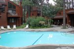 Pool Area - Woodlands Mammoth Lakes Rentals